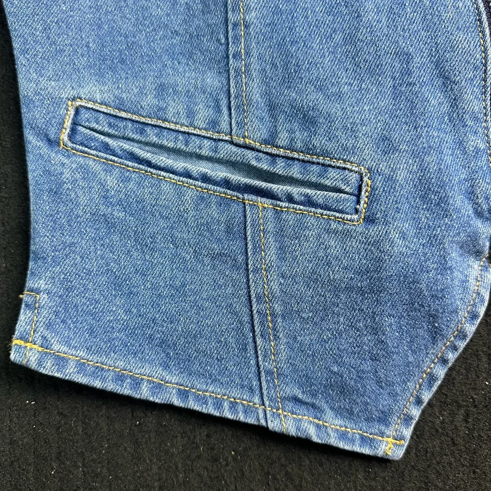 👖✨ Vintage Women’s East West USA Denim Vest Size S ✨👖 - Picture 5 of 9